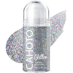 CAHOTO glitter-roll-on visages-corps-cheveux, éclat uniforme et application sans trace.