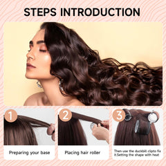 Caija-H rouleaux cheveux 25mm pour petites boucles et détails