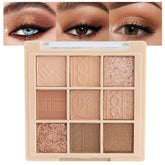 CAKAILA 9Colors Neutral Palette en gros plan avec teintes nude faciles à estomper