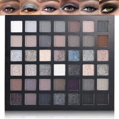CAKAILA palette yeux 42 couleurs pour des looks variés et durables.