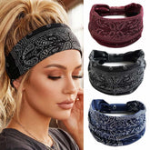 CAKURE bandeau bohème noir, confort quotidien et maintien léger pendant le yoga
