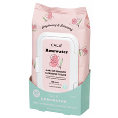 Lingettes Cala démaquillantes eau de rose pour démaquillage en douceur et hydratation