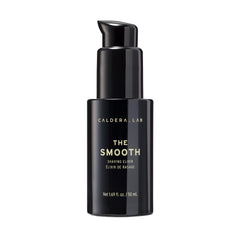 Caldera + Lab The Smooth, bouteille élégante prête pour un rasage doux sur peau sensible.