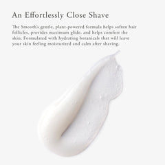 La texture crème The Smooth favorise un rasage fluide et doux.