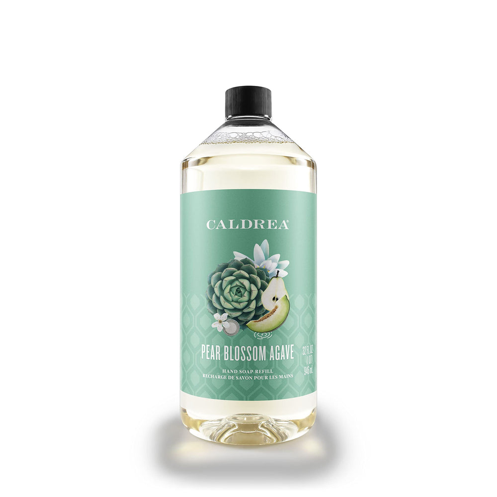 Caldrea recharge savon mains Poire Agave, parfum durable et douceur.