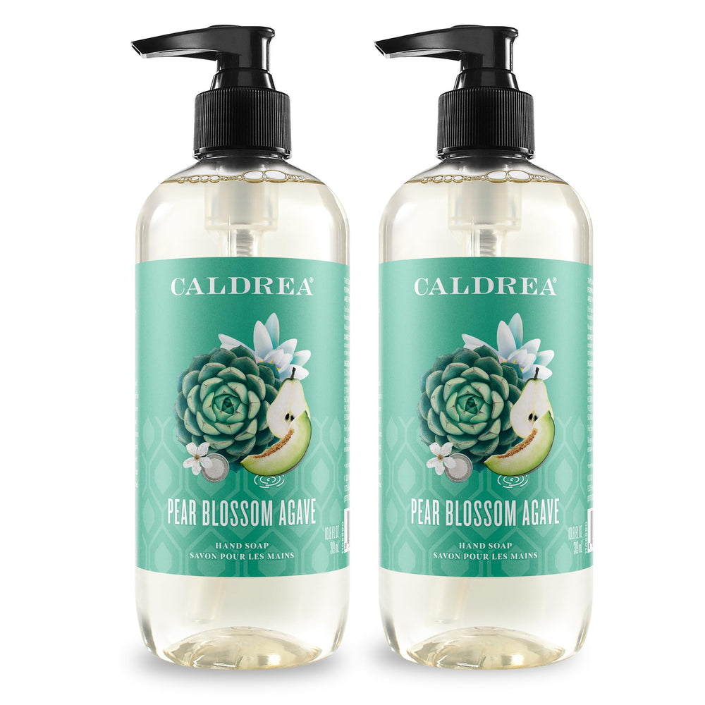 Caldrea Savon Mains Aloe Vera et Olive — parfum Poire Agave, lavage doux et parfumé