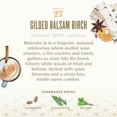Caldrea Gilded Balsam Birch - gel aloès et huile d'olive pour hydratation