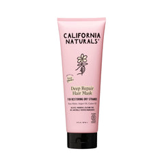 Masque réparateur profond California Naturals, texture crémeuse nourrissante pour cheveux.