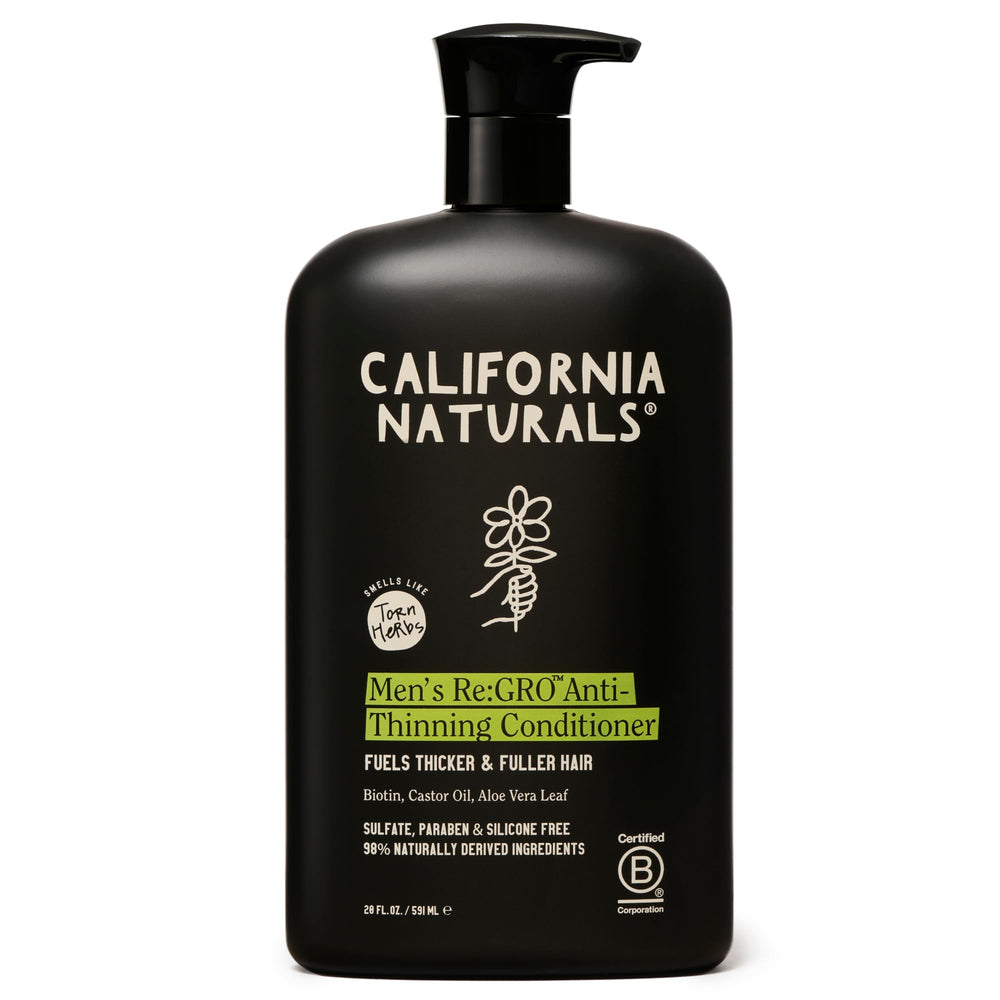 California Naturals Re:GRO Conditionneur: bouteille élégante pour cheveux plus forts et hydratés