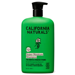 California Naturals Shampoing bouteille: soin hydratant pour cheveux secs et abîmés.