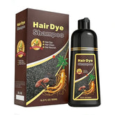 Callmynm Shampoing colorant vin rouge en bouteille 500ml, couleur durable