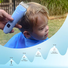 CALMING CLIPPER Step-Up, moteur silencieux et faible vibration pour un soin à domicile.
