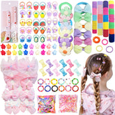Ensemble CAMBIODV d’accessoires cheveux pour filles, prêt pour des coiffures quotidiennes.