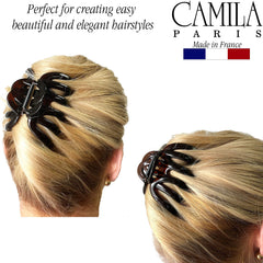 Camila Paris AD718, pince Octopus grande pour cheveux longs et volumineux.
