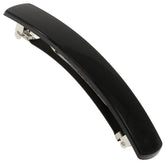 Barrette Camila Paris AD819 noir à fermeture automatique offrant un maintien sûr.