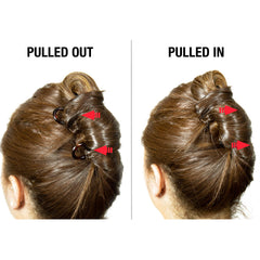 Camila Paris AD823 fourche U torsadée, accessoire chic pour chignon rapide.