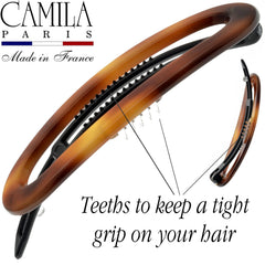 Barrette Camila Paris CP2249 idéale pour demi-chignon rapide et élégant.
