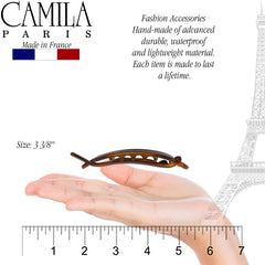 Camila Paris CP2316: acétate de cellulose durable pour un accessoire résistant.