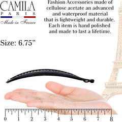 Serrage doux et fiable sans tirer les cheveux.