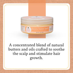Camille Rose Enfants – application douce du baume mandarine sur le cuir chevelu.