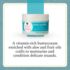 Camille Rose Kids Sweet Puddin’, texture crème nourrissante pour cheveux délicats