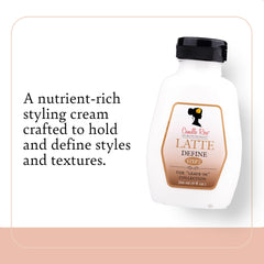 Camille Rose Latte Define: texture crème facilitant l'application sur cheveux texturés