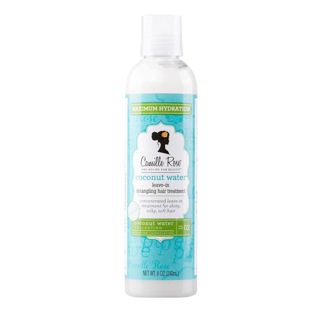 Camille Rose : bouteille pratique pour soin sans rinçage eau de coco.