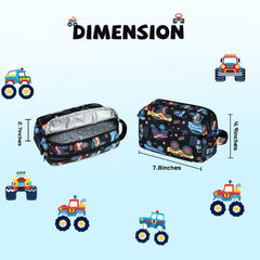 CAMTOP sac de toilette enfant motif requins, zoom couleur pour voyageurs