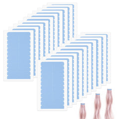 CANIPHA ruban extension cheveux bleu double-face, adhérence durable pour extensions qui tiennent.