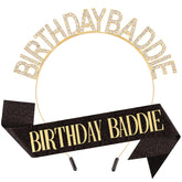 Canitor tiare brillant en strass, parfait pour briller lors de l’anniversaire.