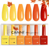 Vernis gel jaune CANNI 9 ml pour une application fluide et durable