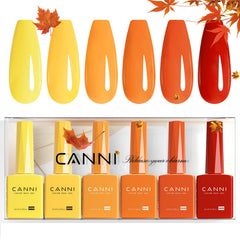 Vernis gel jaune CANNI 9 ml pour une application fluide et durable