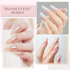CANNI Jelly Gel vernis transparent sur flacon clair, finition brillante naturelle