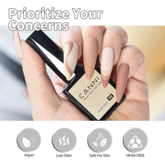 Échantillon matte CANNI – démonstration de fini mate sur nail art