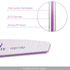 CANVALITE planche emery double-face durable, grains 100 et 180.