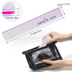 Ensemble CANVALITE de 25 limes professionnelles pour salon et maison