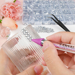 CANVALITE paillettes résine bling 3mm pour design nail art varié