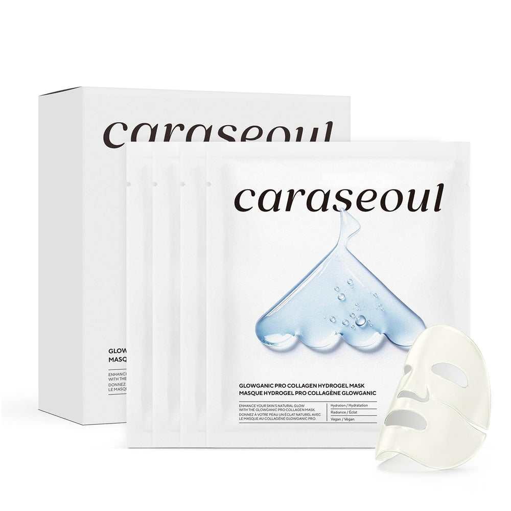caraseoul Glowganic Pro Collagen – emballage élégant prêt pour une routine éclat