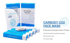 Carboxy CO2 Therapy Masque Gel Visage-Cou : application simple pour soin ciblé