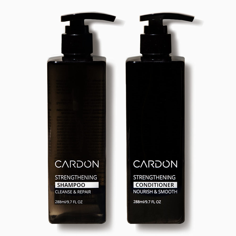 Cardon ensemble-shampoing et après-shampoing pour cheveux, stimulant la pousse.