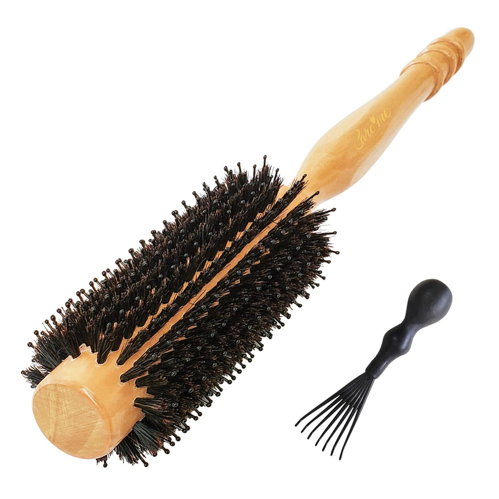 Care Me brosse ronde bois non ventilee 1 pouce offre un coiffage précis et efficace.