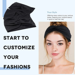 Carede bandes-tete-noires-quotidien: accessoire polyvalent pour coiffure rapide et maquillage