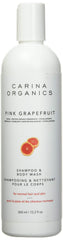 Carina Organics Shampoing Pamplemousse Rose – bouteille prête à l'usage quotidien