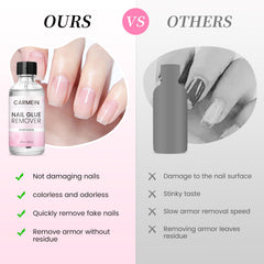 CARMEIN Dissolvant Ongles Artificiels – retrait sécurisé des ongles artificiels.