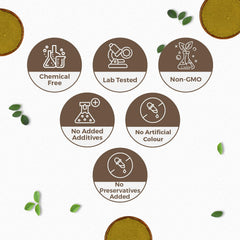 CARMEL ORGANICS preparation-melange-henne: préparation simple pour pâte homogène.