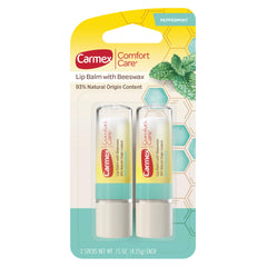 Carmex baume lèvres en baton menthe pour hydratation durable.