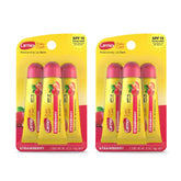 Carmex baume lèvres SPF15 fraise en tube pour hydratation quotidienne.