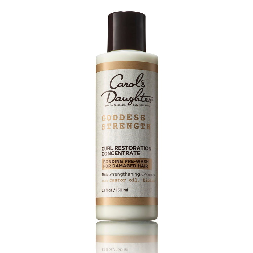 Carol's Daughter Goddess Strength Concentrate – bottle prête à nourrir les boucles.