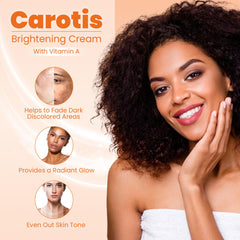 CAROTÏS Crème éclaircissante visage zones discolorees, effet lumineux et uniforme.