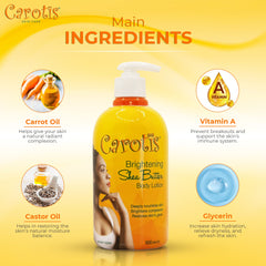 CAROTÏS: texture crème appliquée sur la peau pour absorption douce et rapide.